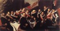 Banquet of the Officers of the St George Civic Guard portrait Dutch Golden Age Frans Hals